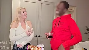 Maddy Black - Maddy Gets A Big Black Dick Ball-licking