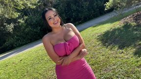 Thick Latin babe rides luxury truck to get pounded by fat cock&#x1F346;