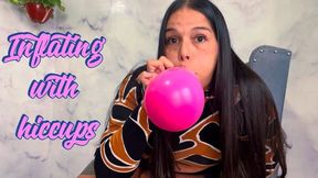 Inflating with hiccups