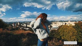 public blowjob and cumshot on mouth with petite mia bandini