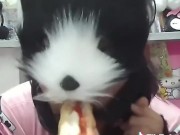 Therian Asian Cosplay Cute and Innocent