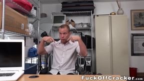 Straight stud drilled bareback POV after deepthroating BBC