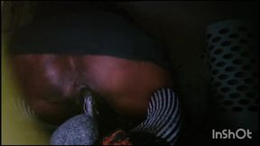 Ebony MILF enjoys quickie cum session