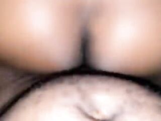 Darksome skinned black cutie loves to ride hard