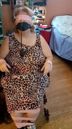 Short Clip of My Newest Gaged Tied up