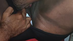 Pastor anointing the pussy of the faithful and making the married believer cum like a whore in his mouth