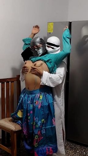 Stunning moment from "Latin couple: priest allows infidelity, intense sex with lover - Real amateur"