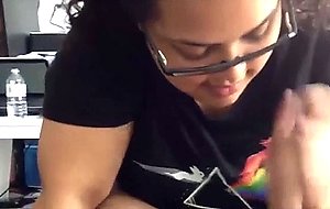 Teen bbw in glasses