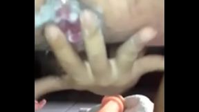 meu cu bastante estufado com o dildo