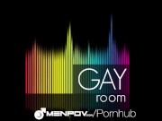 MenPOV Two guys fuck after badminton park fun