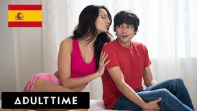 Stepbro gets deepthroated and fucked hard in doggystyle