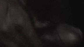 When the wife did not allow him to fuck, the husband masturbated.