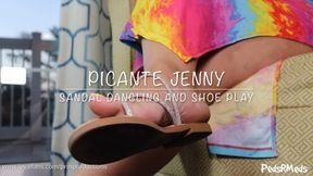 Picante Jenny Sandal Dangling and Shoe Play