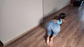 Triple Creampie! Stepson Knows How To Stop Time And Fucked Stepmother