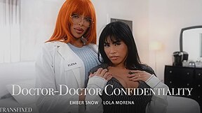 Lola Morena And Ember Snow In Doctor-doctor Confidentiality