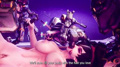 She was tired of regular sex and wanted to be a doormat for a monster's big cock. [eng sub