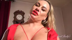 Blonde MILF Eva May offers POV dinner gratitude with big tits and ass