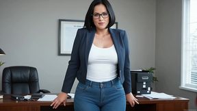 my slut wife cheats at work: whole office unloads a ton of cum on her (ai porn)