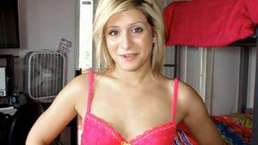 ”Adorable blonde Caprice wants to blow my meat”