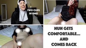 Nun Gets Comfortable - and Comes Back (MP4)