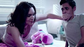 ”Dorm teen Freya Parker fucks her stepsisters huge cock study buddy”