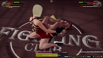 Curi VS Lord Jerle (Naked Fighter 3D)