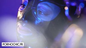 Latex Bondage Party Babes Choked Gushing Cum Destroyed