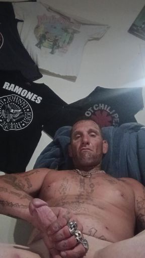 The hard white Irish  cock cumming