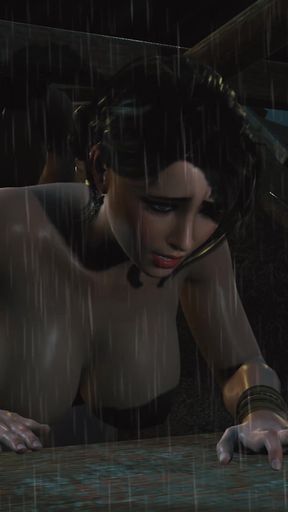 Sexy desi widow Meena fucked by her neighbor in the rain   Clip 3