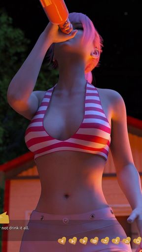 Key moment from &quot;EP19: Kinky Activity by the Campfire - Helping the Hotties&quot;