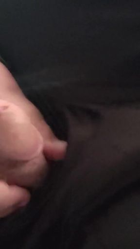 Superchub sits and strokes (Closeup Cumshot)   Clip 1