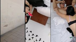 acosada y llevada a mi habitacion una chica pueblerina