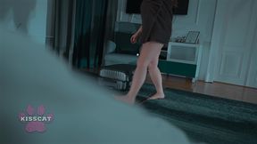 honeymoon stepmoms: luna doll catches stepson for cowgirl ride then kisscat gets secret creampie
