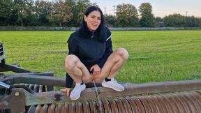 Nicky Brill Pissing Compilation Outdoors