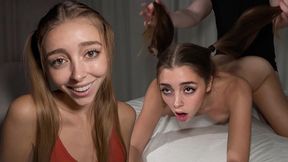 manhandled by her roommate - desperate spanish teen fucked like meat