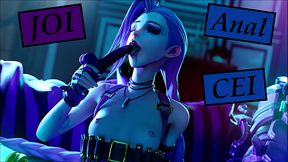 Audio JOI con Jinx. Esta loca quiere hacerte anal y CEI.