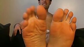 Solo toe sucking with handsome guy Christopher