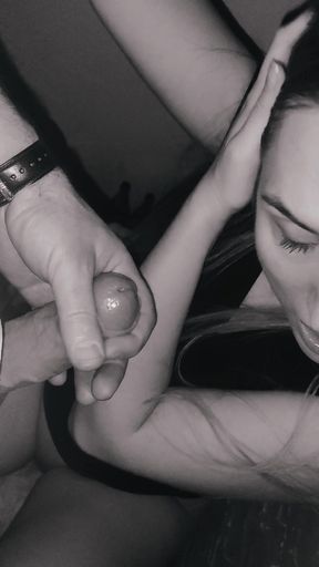 Stick your dick deep down my throat!