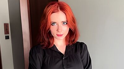 A Beautiful Red-Haired Stranger Was Refused, But Still Came To My Room For Sex