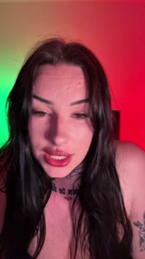 British Goth PAWG mesmerises you and makes you cum ASMR JOI