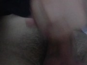 Thomas gets excited before bed and masturbates on cam