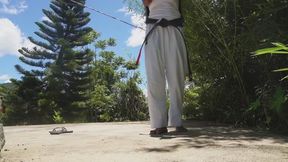 PÃ©s sujos de karateca