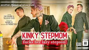 Tallulah Tease And Sam Bourne In Kinky Stepmon Fucks Her Lazy Stepson!