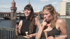 ”Ersties - Friends Travel To Berlin For Lesbian Fun”