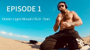 [Gay] Home Gym Ritual (Naked Deep Squats POV)