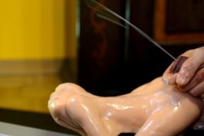 Felixproducer fucks sex doll in the ass and cums hard