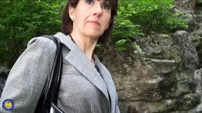 Mature Sophie Pasteur gets fucked up the ass by her demanding landlord