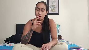 Latina smoking fetish
