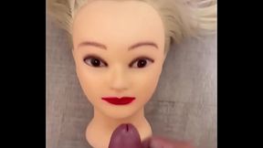 Cum on dolls face