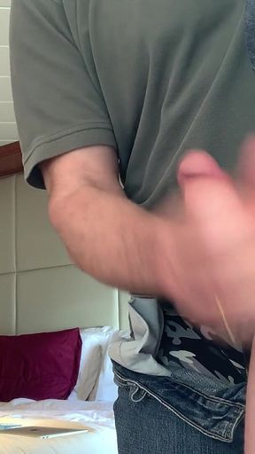 Daddy Catches Teen Redhead Boy and Makes Him Cum
